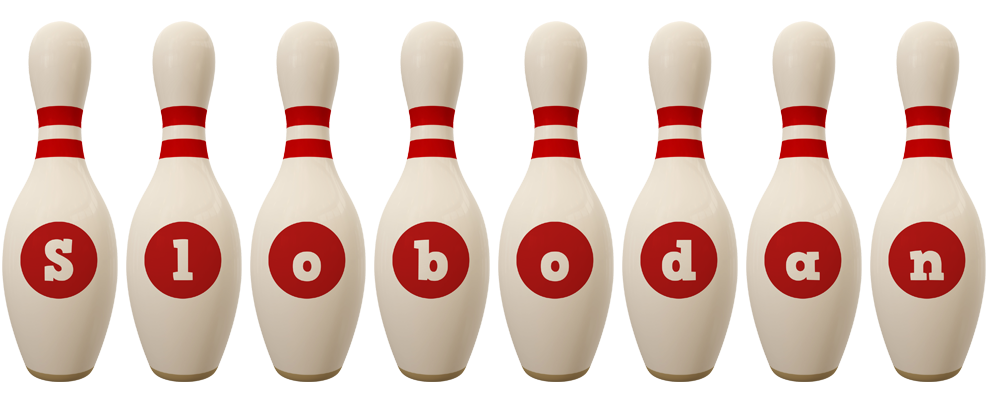 Slobodan bowling-pin logo