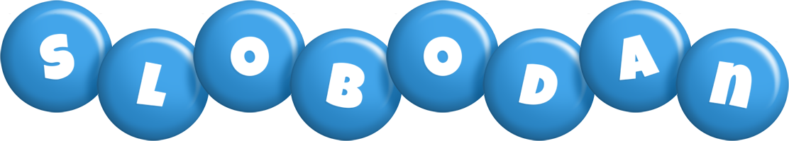 Slobodan candy-blue logo