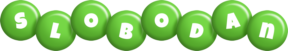 Slobodan candy-green logo