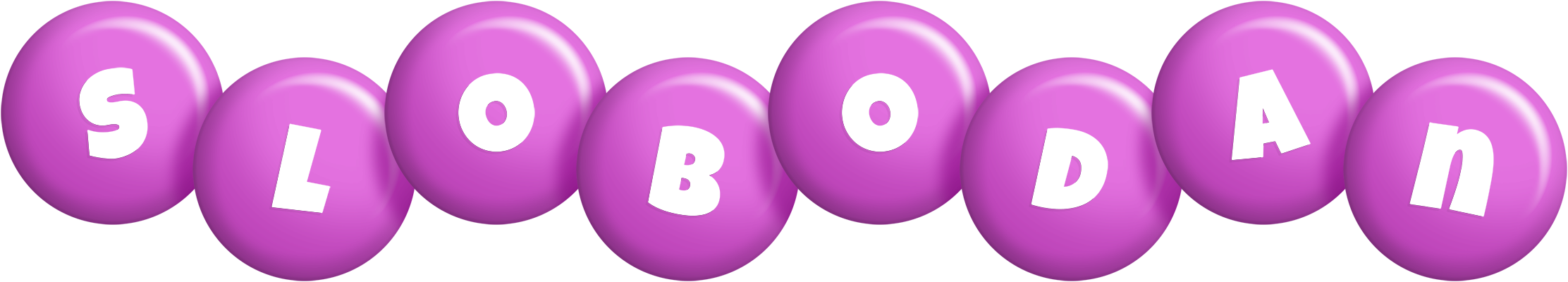 Slobodan candy-purple logo