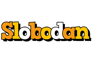 Slobodan cartoon logo