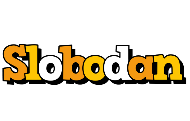 Slobodan cartoon logo