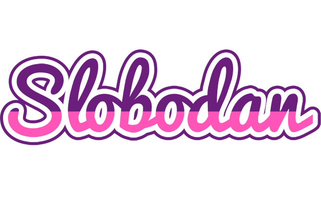 Slobodan cheerful logo