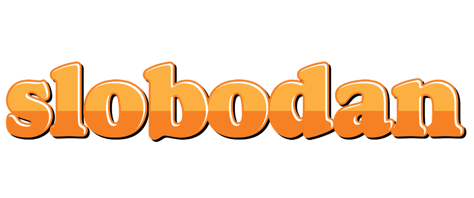 Slobodan orange logo