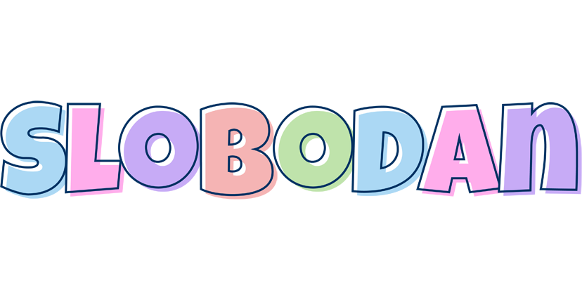 Slobodan pastel logo