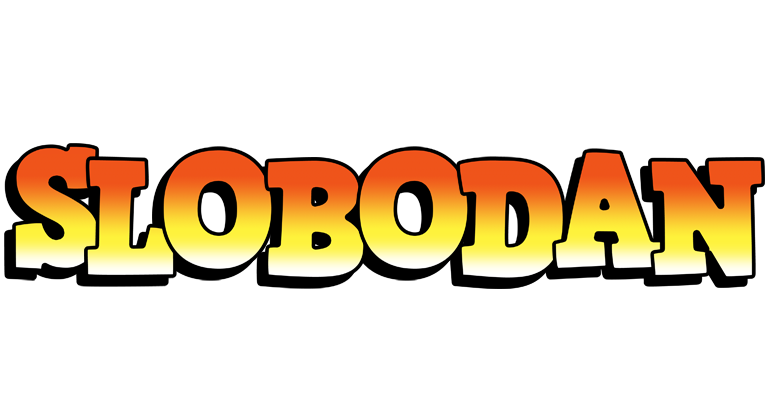 Slobodan sunset logo