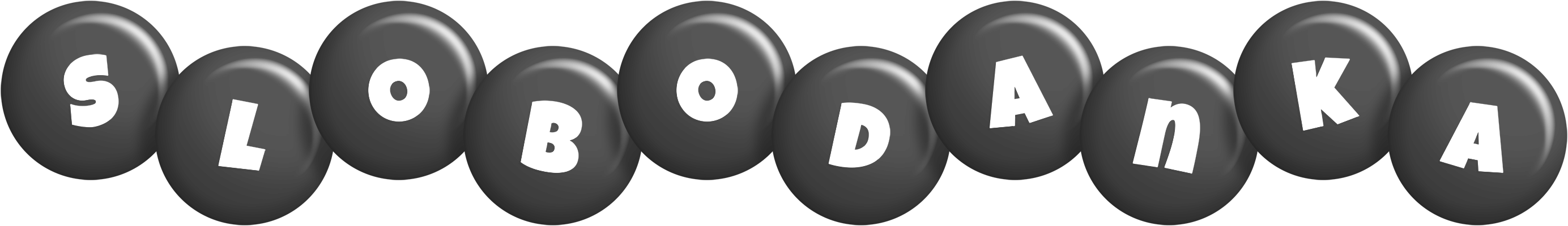 Slobodanka candy-black logo