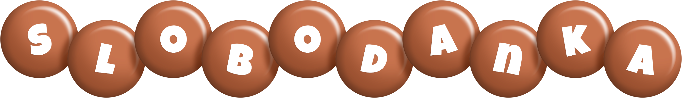 Slobodanka candy-brown logo