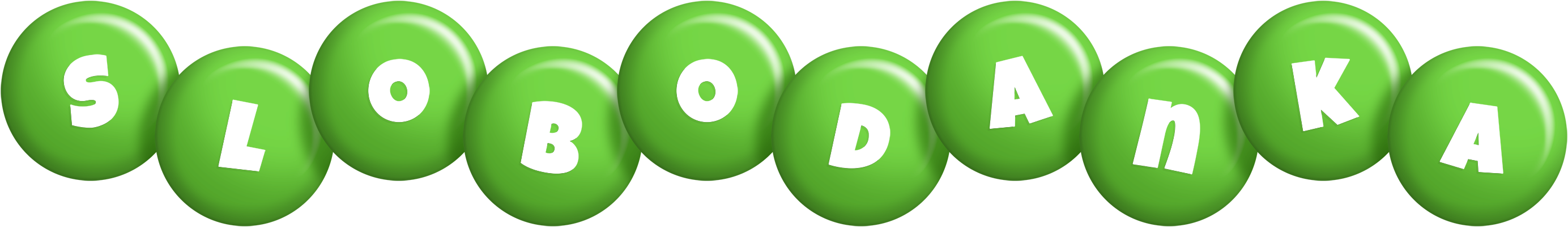 Slobodanka candy-green logo