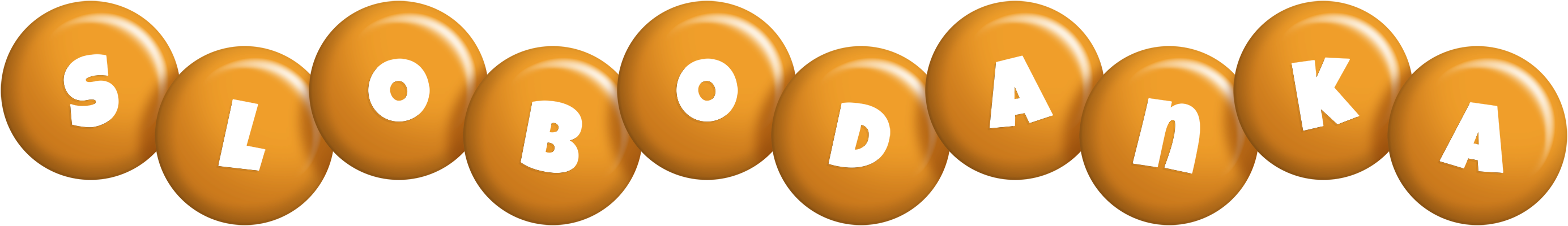 Slobodanka candy-orange logo