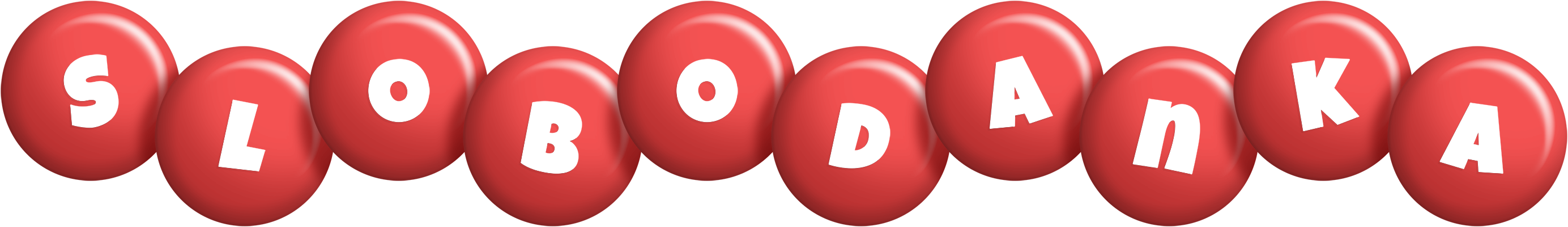 Slobodanka candy-red logo