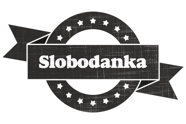 Slobodanka grunge logo
