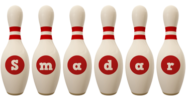 Smadar bowling-pin logo