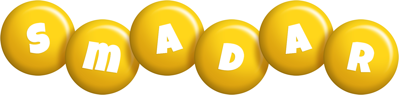 Smadar candy-yellow logo