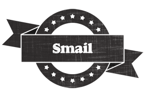 Smail grunge logo