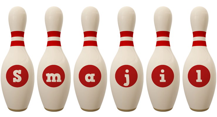 Smajil bowling-pin logo