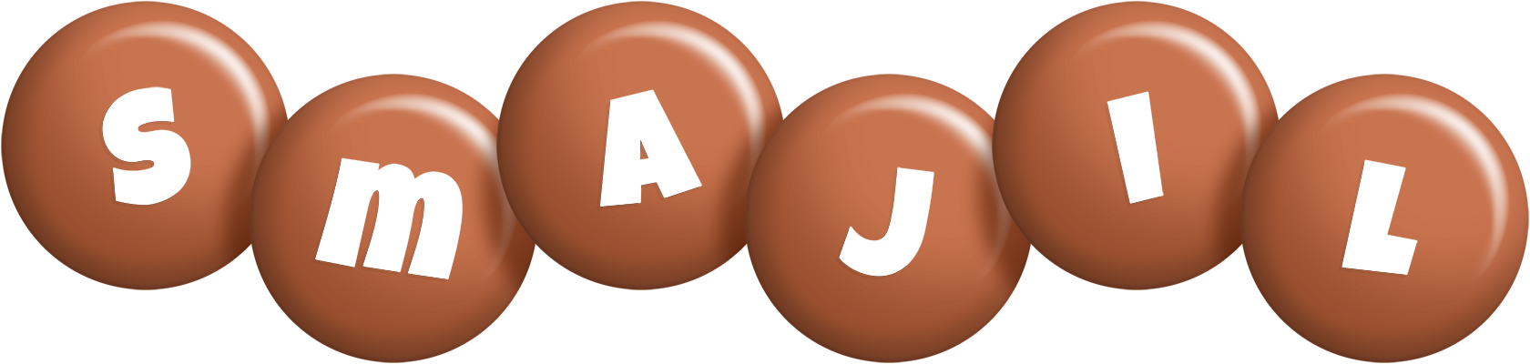 Smajil candy-brown logo