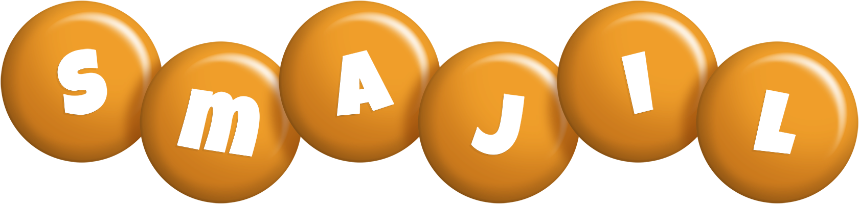Smajil candy-orange logo