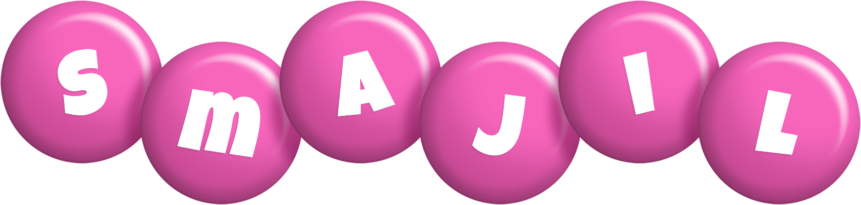 Smajil candy-pink logo