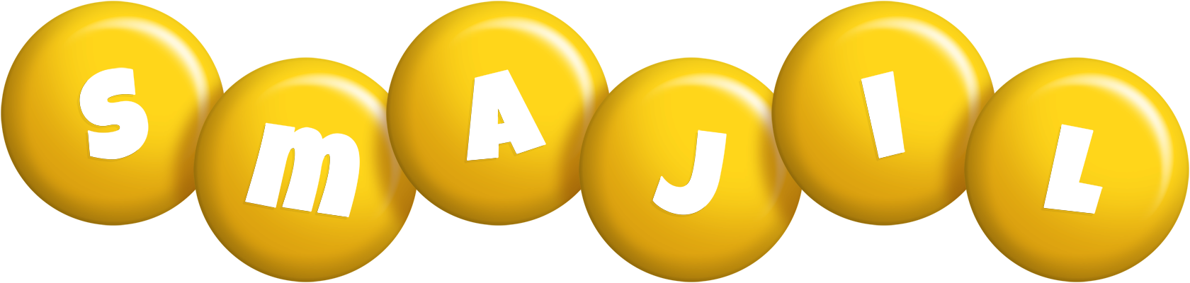 Smajil candy-yellow logo