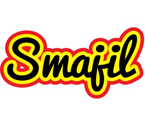 Smajil flaming logo