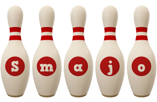 Smajo bowling-pin logo