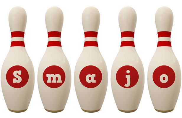 Smajo bowling-pin logo