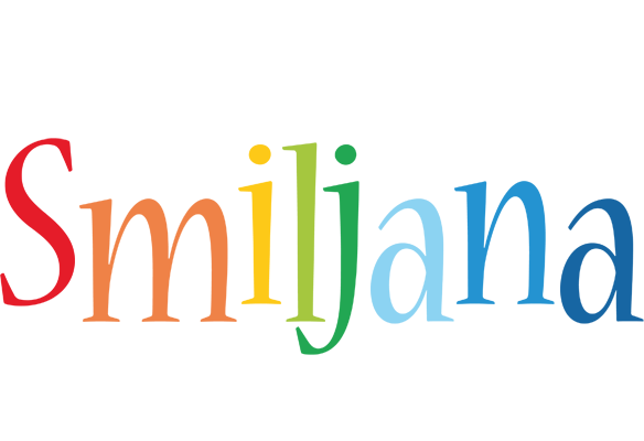 Smiljana birthday logo