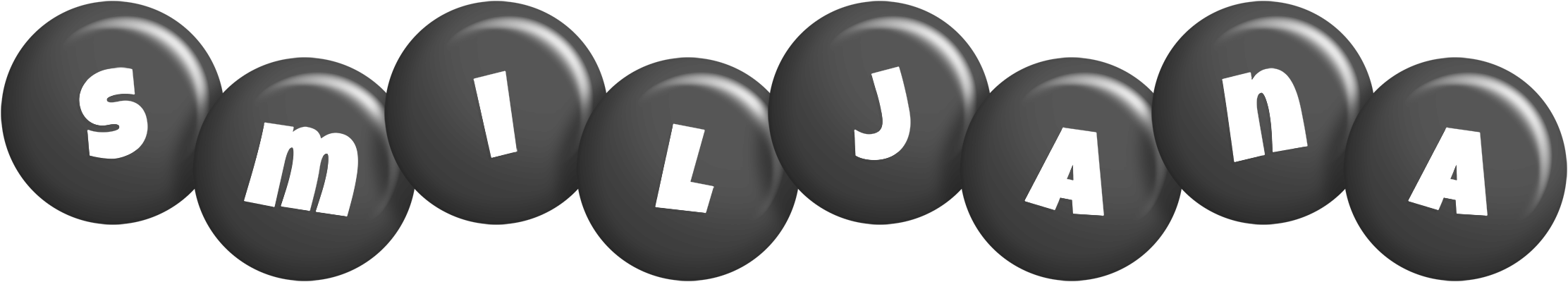 Smiljana candy-black logo