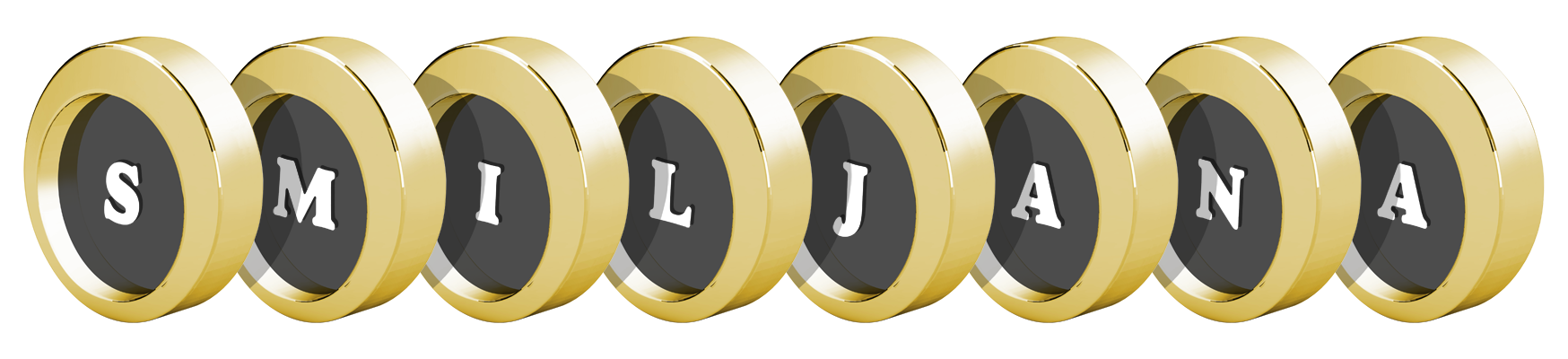 Smiljana gold logo