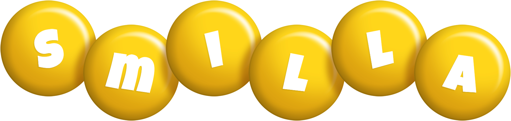 Smilla candy-yellow logo