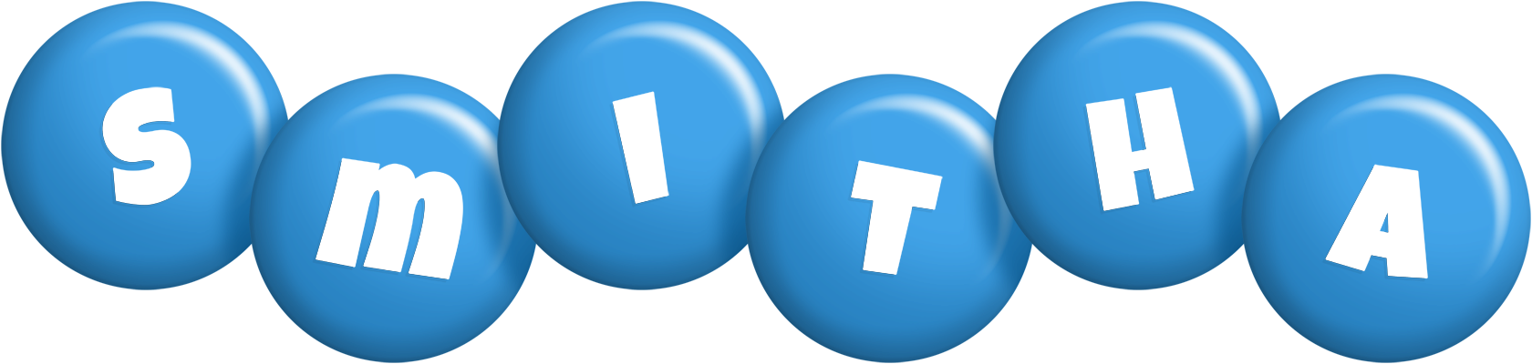 Smitha candy-blue logo