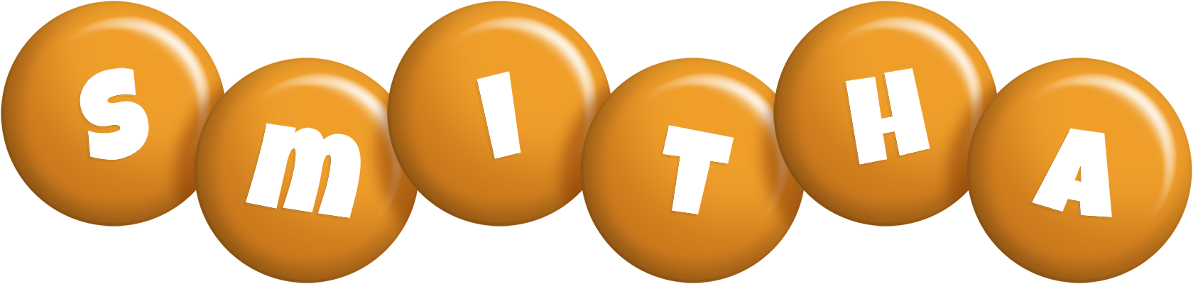 Smitha candy-orange logo