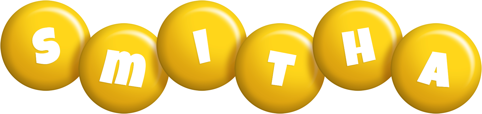 Smitha candy-yellow logo