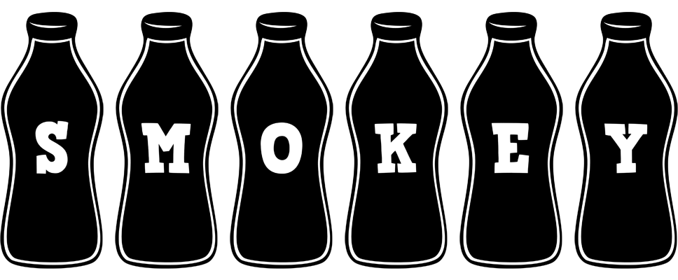 Smokey bottle logo