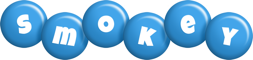 Smokey candy-blue logo