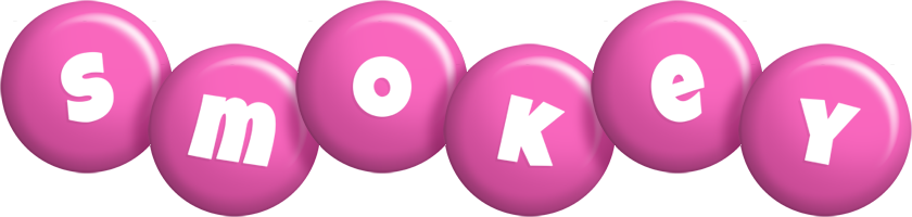 Smokey candy-pink logo