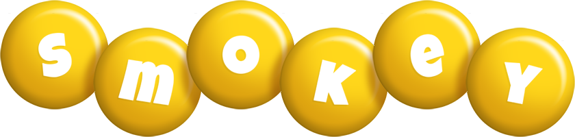 Smokey candy-yellow logo