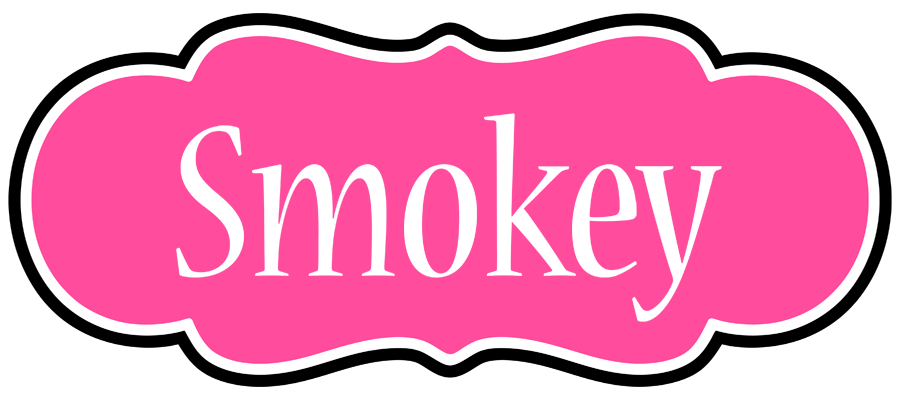 Smokey invitation logo