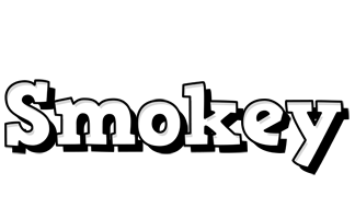Smokey snowing logo