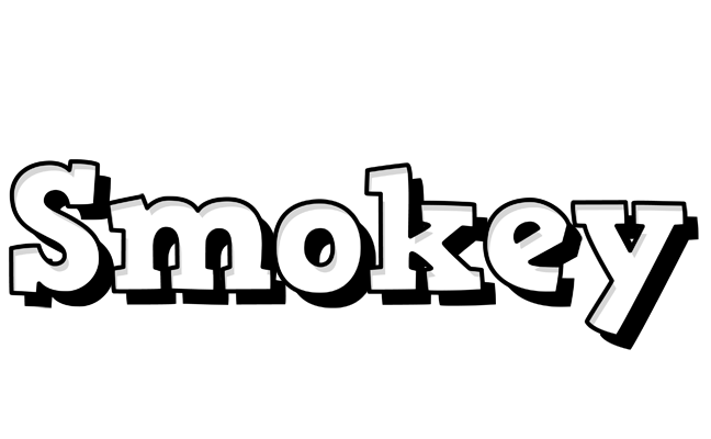 Smokey snowing logo