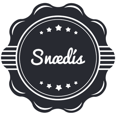 Snædís badge logo