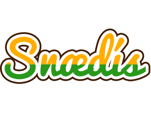 Snædís banana logo