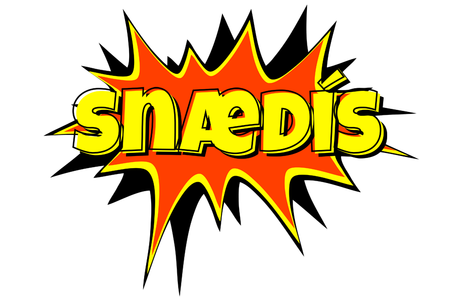 Snædís bazinga logo