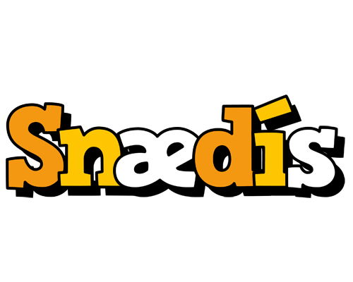 Snædís cartoon logo