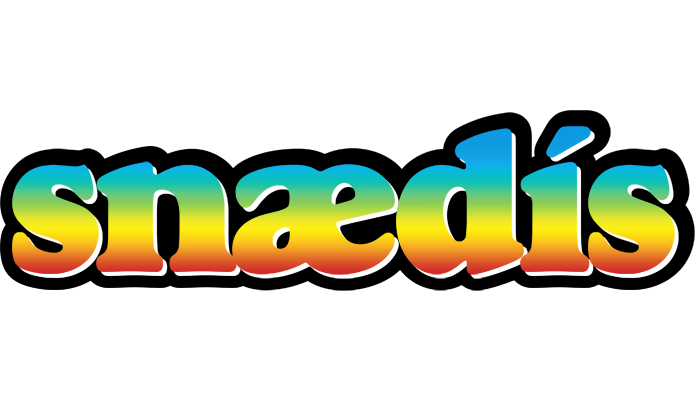Snædís color logo
