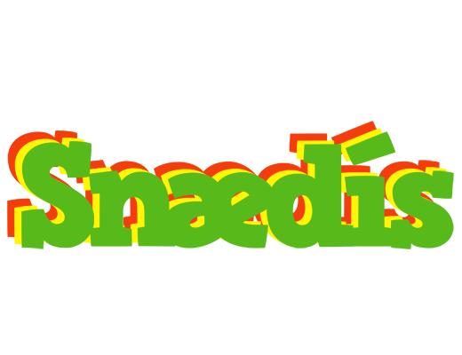 Snædís crocodile logo