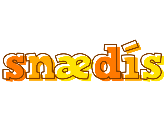Snædís desert logo
