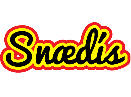 Snædís flaming logo