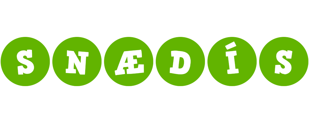Snædís games logo